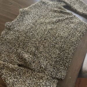 Asos‎ Metallic Tinsel Long Sleeve Sweater